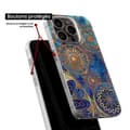 Miniatyrbild 6 av 6: Siliconfodral med tryck - 1001 fodral - Xiaomi 14 Ultra - Blå mandala - Optimalt skydd - Semihård