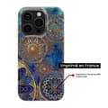 Miniatyrbild 2 av 6: Siliconfodral med tryck - 1001 fodral - Xiaomi 14 Ultra - Blå mandala - Optimalt skydd - Semihård