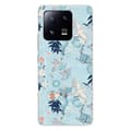 Miniatyrbild 1 av 6: Siliconfodral med tryck - 1001 fodral - Xiaomi 13 Pro - Kimono-mönster - Optimal skydd - Semi-rigid