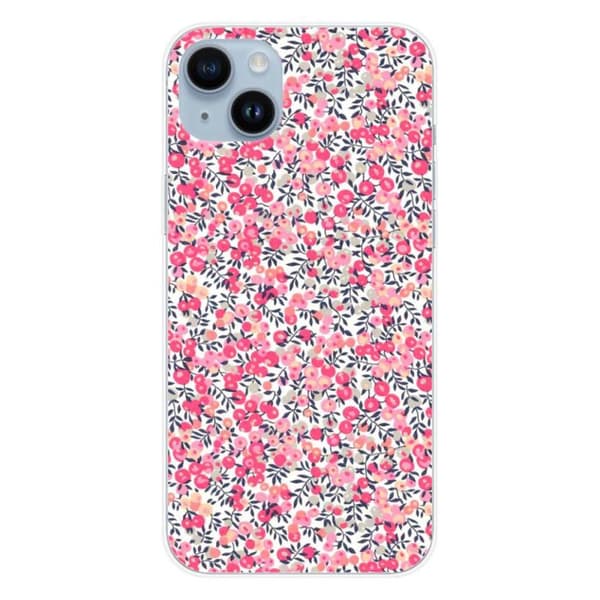 Tryckt silikonfodral kompatibelt Apple iPhone 15 Plus Liberty Wiltshire Rose