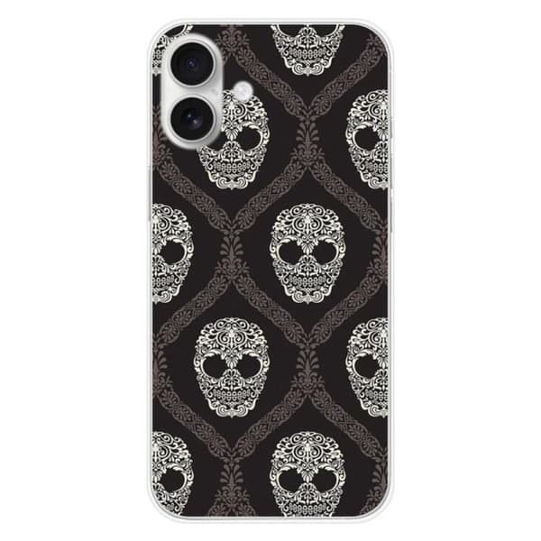 Tryckta silikonskal - 1001 skal - Apple iPhone 16 Plus - Blommigt skalle - Optimal skydd - TPU Gel