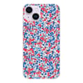 Miniatyrbild 1 av 6: Tryckt silikonfodral kompatibelt Apple iPhone 15 Liberty Wiltshire Blue
