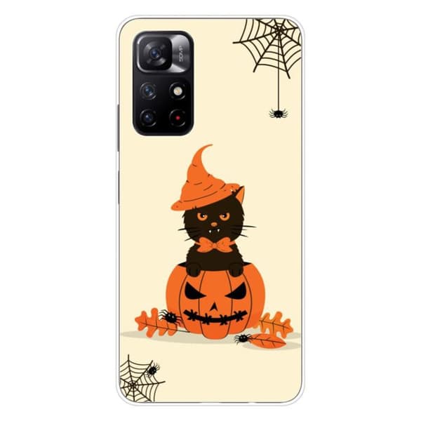 Tryckt silikonfodral kompatibelt Xiaomi Redmi Note 11 5G Redmi Note 11S 5G HA Challoween