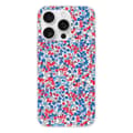 Miniatyrbild 1 av 6: Tryckt silikonfodral kompatibelt Apple iPhone 16 Pro Liberty Wiltshire Blue