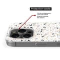 Miniatyrbild 5 av 6: Siliconfodral med tryck - 1001 fodral - Apple iPhone 14 Pro - Flerfärgad - Terrazzo-mönster - Halvstyv