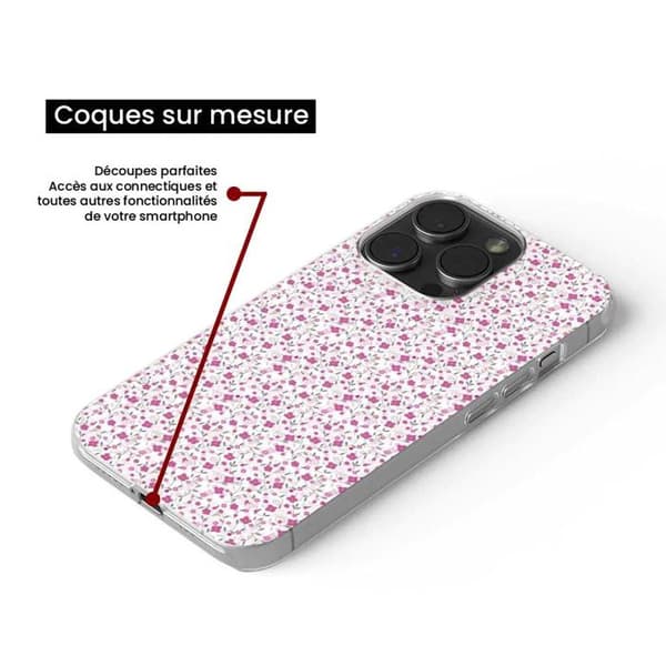 Silicone case med tryck - 1001 skal - Apple iPhone 15 Plus - Liberty sauvage mönster - Optimal skydd