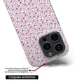 Miniatyrbild 6 av 6: Silicone case med tryck - 1001 skal - Apple iPhone 15 Plus - Liberty sauvage mönster - Optimal skydd