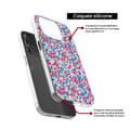 Miniatyrbild 4 av 6: Tryckt silikonfodral kompatibelt Apple iPhone 15 Pro Liberty Wiltshire Blue
