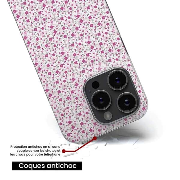 Tryckt silikonfodral som är kompatibelt med Apple iPhone 14 Wild Liberty