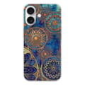 Miniatyrbild 1 av 6: Siliconfodral med tryck - 1001 skal - Apple iPhone 16 - Blå mandala - Optimalt skydd - Semihård