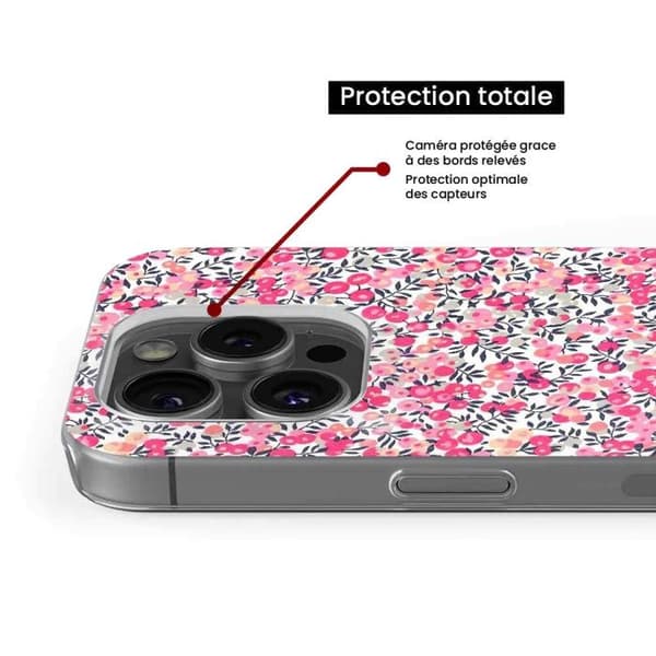 Tryckt silikonfodral kompatibelt Apple iPhone 16 Plus Liberty Wiltshire Rose