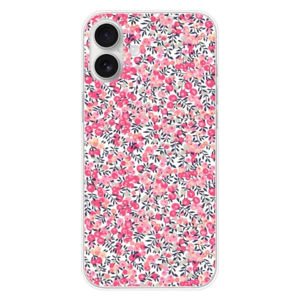 Tryckt silikonfodral kompatibelt Apple iPhone 16 Plus Liberty Wiltshire Rose