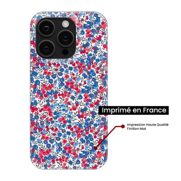 Tryckt silikonfodral kompatibelt Samsung Galaxy A35 5G Liberty Wiltshire Blue