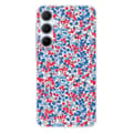 Miniatyrbild 1 av 6: Tryckt silikonfodral kompatibelt Samsung Galaxy A35 5G Liberty Wiltshire Blue