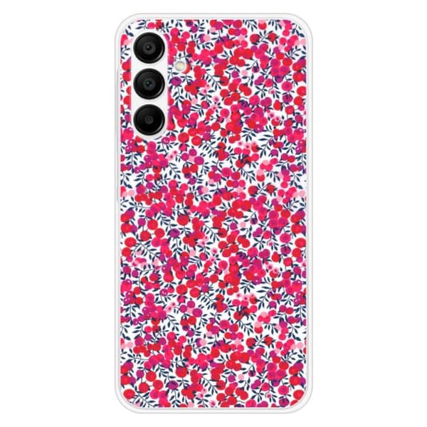 Tryckt silikonfodral kompatibelt Samsung Galaxy A15 Liberty Wiltshire Röd