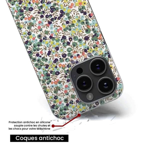 Tryckt silikonfodral kompatibelt Samsung Galaxy A25 Liberty Wiltshire Green