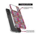 Miniatyrbild 4 av 6: Siliconefodral med tryck - 1001 fodral - Samsung Galaxy A25 - Patchwork Mandala - Flerfärgad - Halvstyv