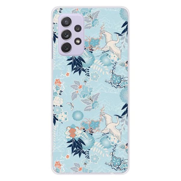 Tryckt silikonfodral som är kompatibelt med Samsung Galaxy A32 5G Kimono