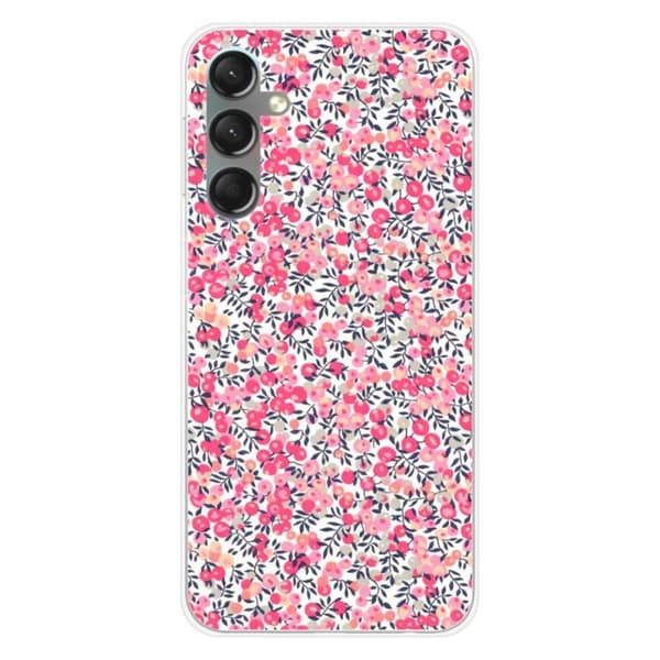 Tryckt silikonfodral kompatibelt Samsung Galaxy A24 4G Liberty Wiltshire Rose