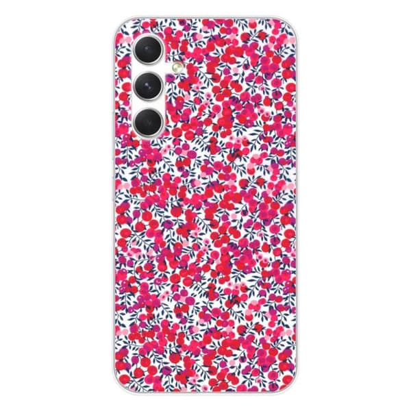 Tryckta silikonskal - 1001 skal - Samsung Galaxy A54 5G - Liberty Wiltshire Röd - Optimalt skydd