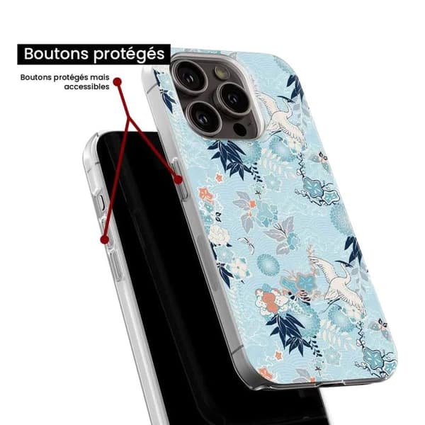 Tryckt silikonfodral som är kompatibelt med Samsung Galaxy Note 10 Lite Kimono