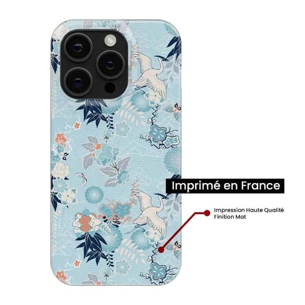 Silicone-skal med tryck - 1001 skal - Samsung Galaxy A55 5G - Flerfärgad - Kimono-mönster - Halvstyv