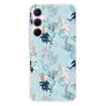 Miniatyrbild 1 av 6: Silicone-skal med tryck - 1001 skal - Samsung Galaxy A55 5G - Flerfärgad - Kimono-mönster - Halvstyv