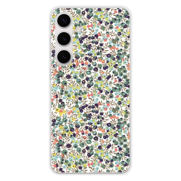 Tryckt silikonfodral kompatibelt Samsung Galaxy S24 FE Liberty Wiltshire Green