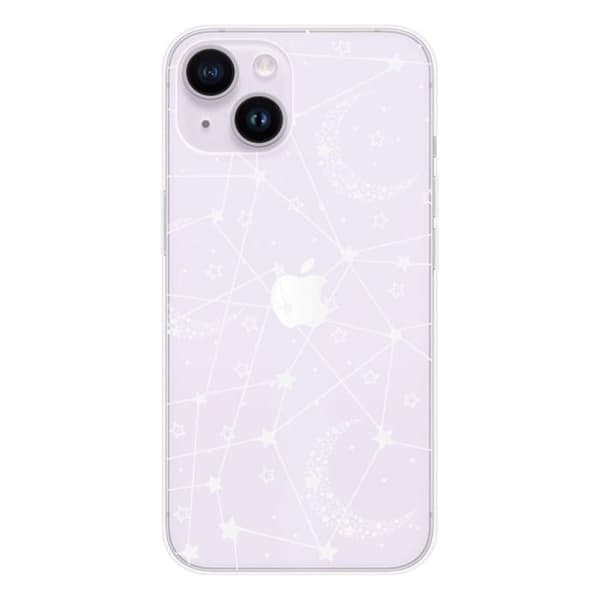 Tryckt silikonfodral som är kompatibelt med Apple iPhone 15 Starry linjer