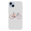 Miniatyrbild 1 av 6: Tryckt silikonfodral som är kompatibelt med Apple iPhone 15 Plus Bike Color Hipster