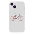 Miniatyrbild 1 av 6: Tryckt silikonfodral som är kompatibelt med Apple iPhone 15 Bike color Hipster