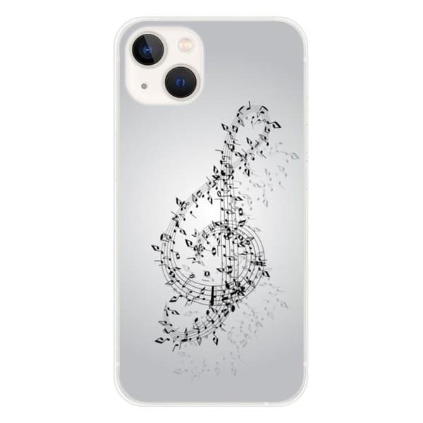 Tryckt silikonfodral som är kompatibelt med Apple iPhone 13 Vals av noter