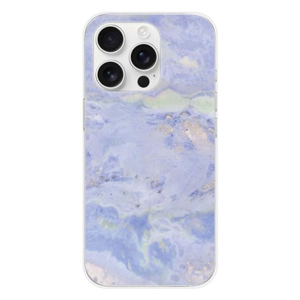 Tryckt silikonfodral som är kompatibelt med Apple iPhone 16 Pro Blue Marble