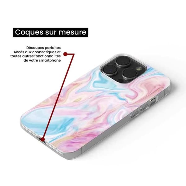 Silicone case med tryck - 1001 skal - Apple iPhone 7 - Flerfärgad - Optimal skydd - Mönster tvål