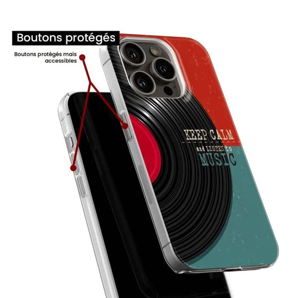 Siliconfodral med tryck - 1001 fodral - Apple iPhone 8 Plus - Transparent - Flera färger - Halvstyv