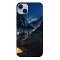 Miniatyrbild 1 av 6: Tryckt silikonfodral som är kompatibelt med Apple iPhone 15 Plus Alone in the Mountains