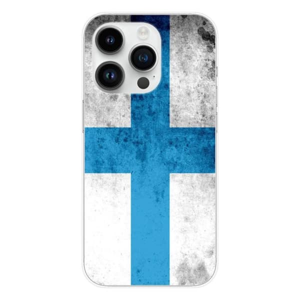 Tryckt silikonfodral som är kompatibelt med Apple iPhone 15 Pro Marseille flagga