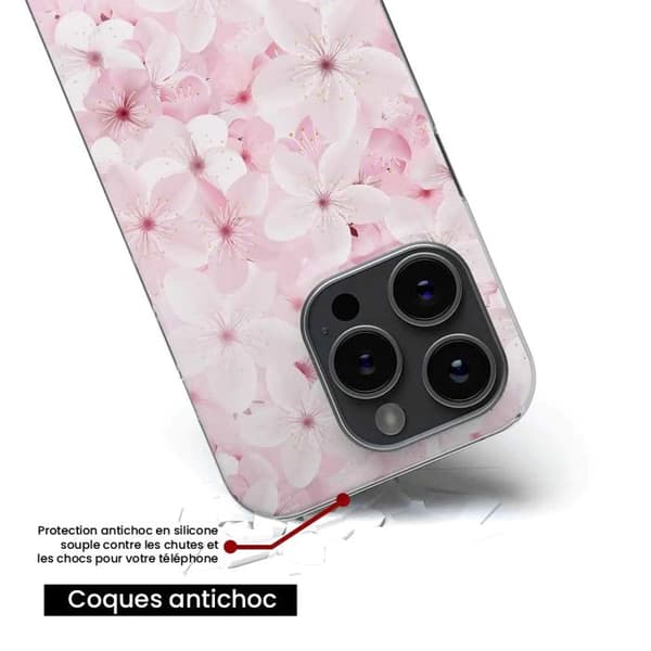 Tryckt silikonfodral kompatibelt Samsung Galaxy A23 4G Galaxy A23 5G Sakura