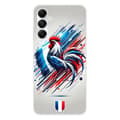 Miniatyrbild 1 av 6: Tryckt silikonfodral som är kompatibelt med Samsung Galaxy A25 French Rooster