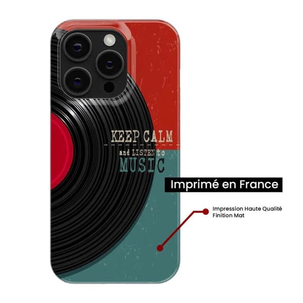 Siliconfodral med tryck - 1001 fodral - Samsung Galaxy A25 - Transparent - Flerfärgad - Motiv keep calm
