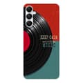 Miniatyrbild 1 av 6: Siliconfodral med tryck - 1001 fodral - Samsung Galaxy A25 - Transparent - Flerfärgad - Motiv keep calm