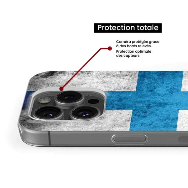 Tryckt silikonfodral som är kompatibelt med Samsung Galaxy A25 Marseille flagga