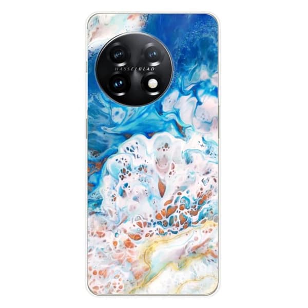 Tryckt silikonfodral kompatibelt OnePlus 11 5G Ocean Marble