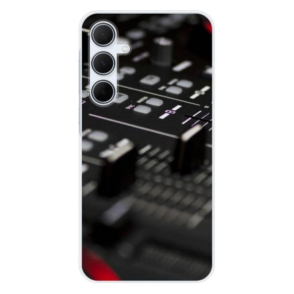 Tryckt silikonfodral som är kompatibelt med Samsung Galaxy A35 5G DJ Mixer