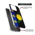 Miniatyrbild 4 av 6: Tryckt silikonfodral som är kompatibelt med Samsung Galaxy A35 5G Guadeloupe flagga