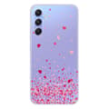 Miniatyrbild 1 av 6: Tryckt silikonfodral som är kompatibelt med Samsung Galaxy A34 5G Pink Heart Confetti