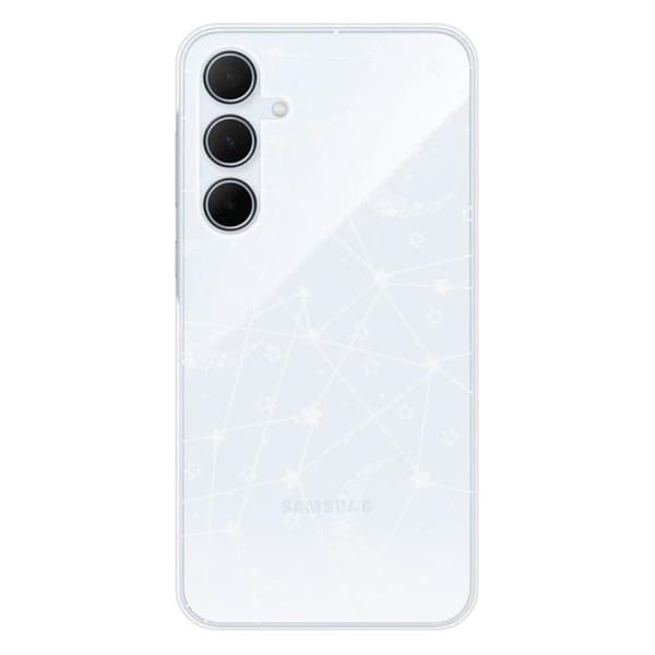 Tryckt silikonfodral som är kompatibelt med Samsung Galaxy A35 5G Starry-linjer