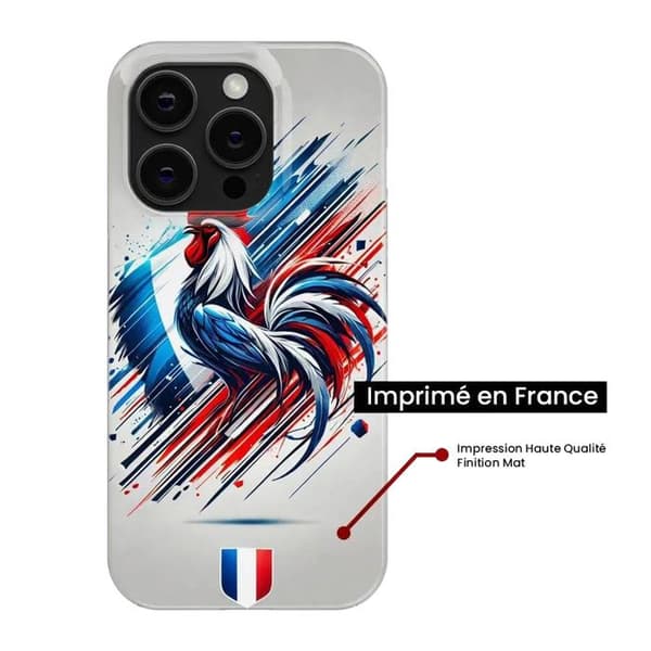 Tryckt silikonfodral som är kompatibelt med Samsung Galaxy A23 4G Galaxy A23 5G French Rooster