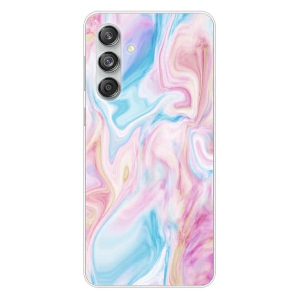 Tryckt silikonfodral kompatibelt med tvål till Samsung Galaxy M55 5G