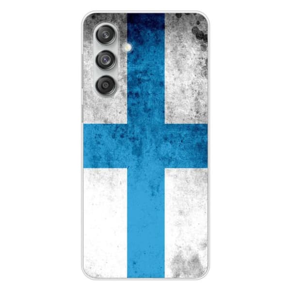 Tryckt silikonfodral som är kompatibelt med Samsung Galaxy M55 5G Marseille flagga